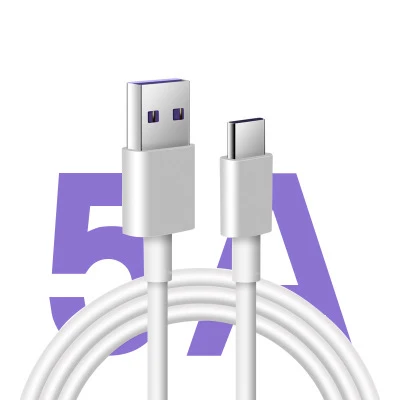 30pcs 5A USB Type C Cable White for Samsung S10 Note Charge Quick Charger For Huawei P40 Android USB-C Phone Cord | Электроника