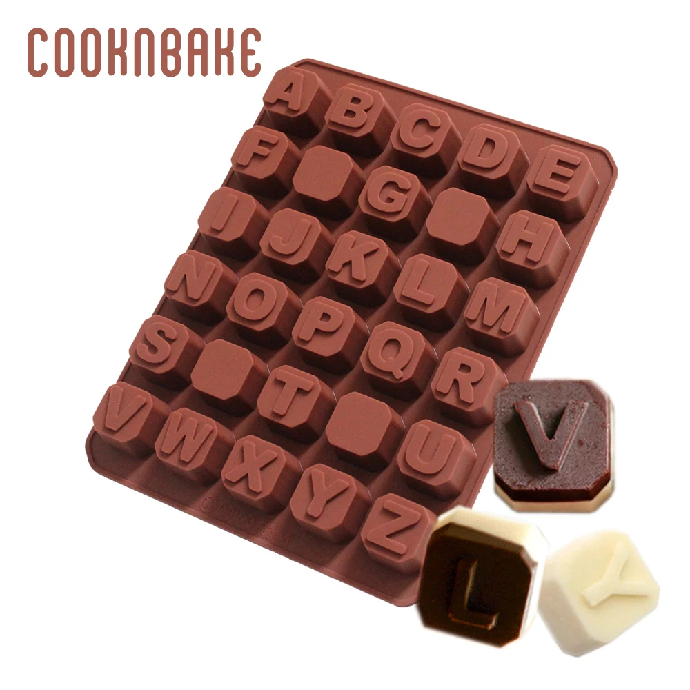 Формы для шоколада COOKNBAKE силиконовая форма конфет jello мастики квадратного