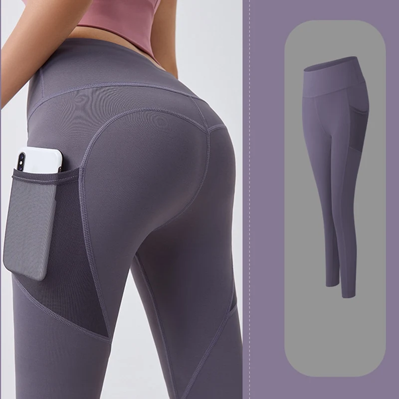 

Women Yoga Pants with Pocket Leggings Jogging Tights Female Fitness Girls Gym Pants for Sports Workout