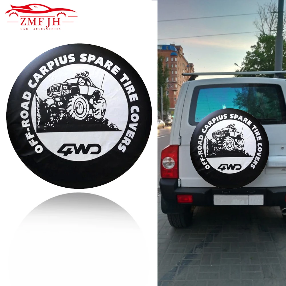 Кожаный чехол для запасных колес защитный из ПВХ Mitsubishi Kia Honda Benz leopккера Chevrolet 14 15 16
