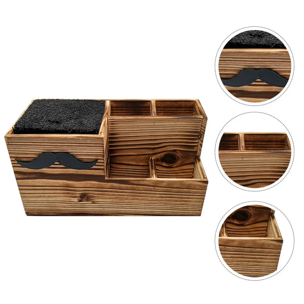 

1Pc Hairdressing Tool Box Barbershop Storage Box Scissor Rack (Random Color)