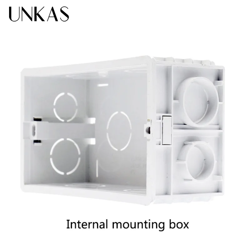 UNKAS 2.1A двойной usb порт для зарядки светодиодный индикатор настенная розетка