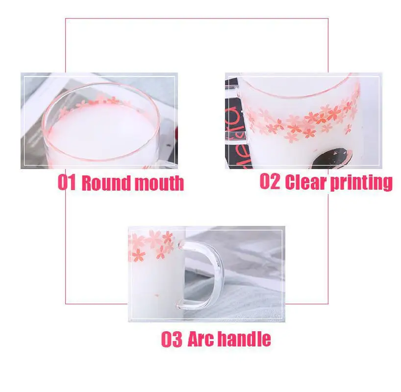 Креативная Милая чашка с рисунком кота креативная Женская Офисная стеклянная