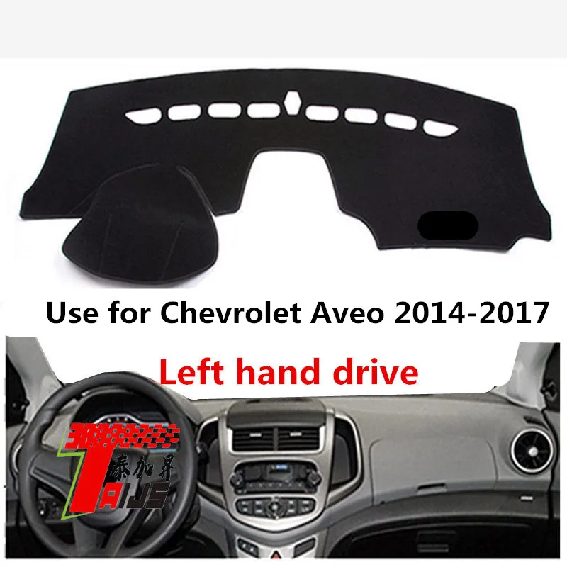 

TAIJS Factory Sun Shade Anti dust Polyester Fibre Car Dashboard Cover For Chevrolet Aveo 2014 2015 2016 2017 Left hand drive