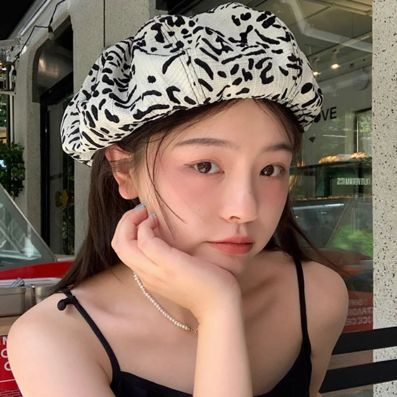 

INS Women Fashion Beret Hat Autumn Winter Warm Dome Retro Wild Beanie For Traveling Party