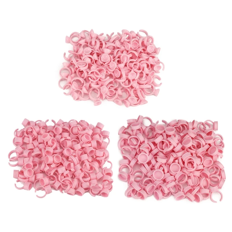 

100 шт., кольцевые чашки для наращивания ресниц