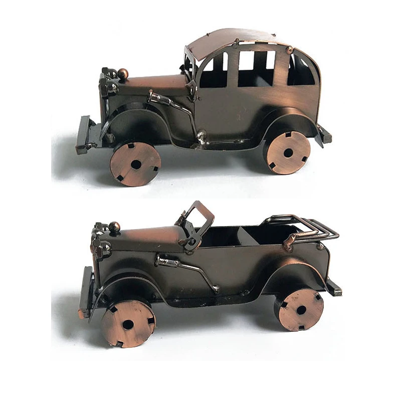 Винтажная модель автомобиля ремесло Античная ностальгия Железный автомобиль