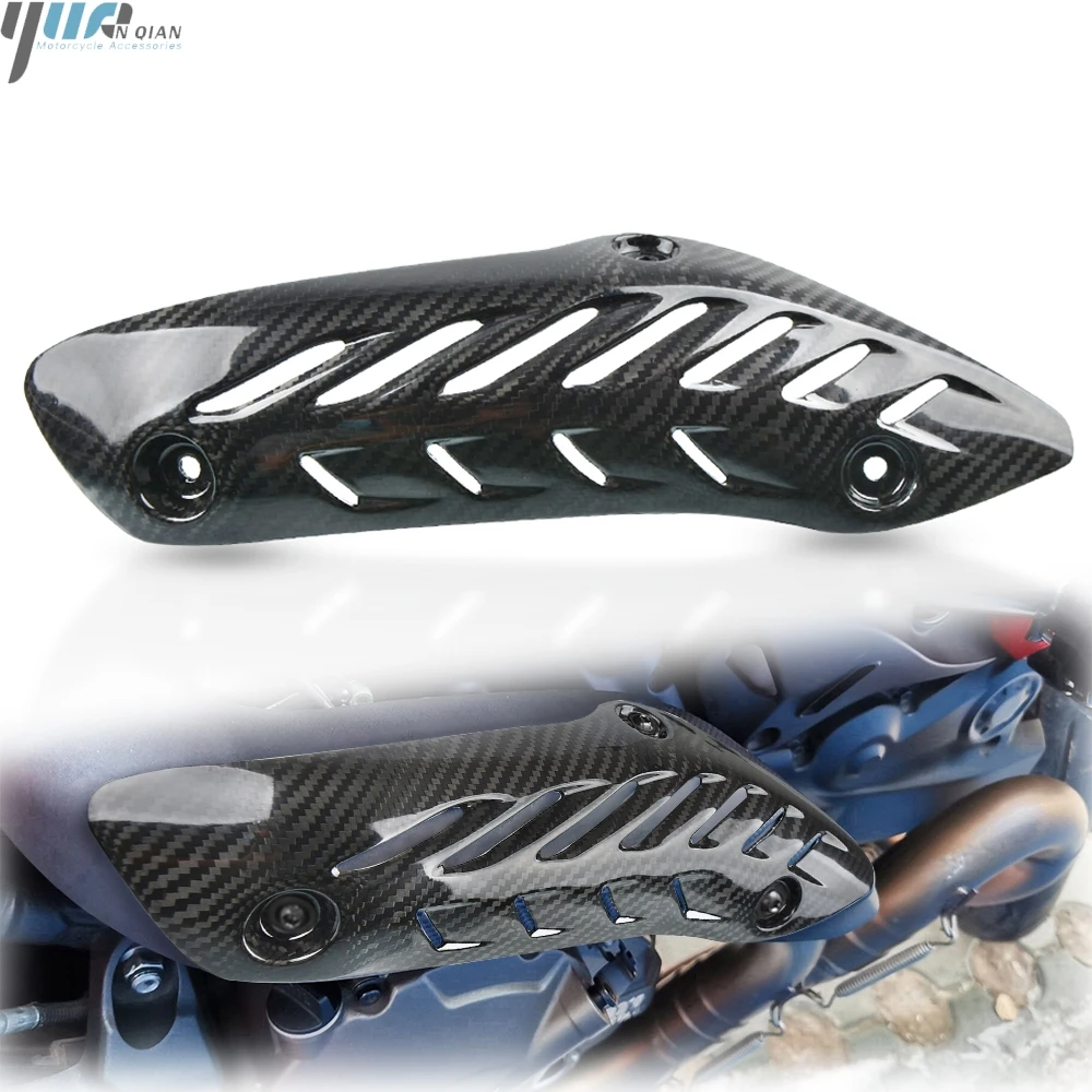 

Для BMW F700GS F650GS F800GS F 800 GS ADVENTURE 2013-2019 мотоциклетный алюминиевый глушитель выхлопной трубы Защитная крышка тепловой защиты