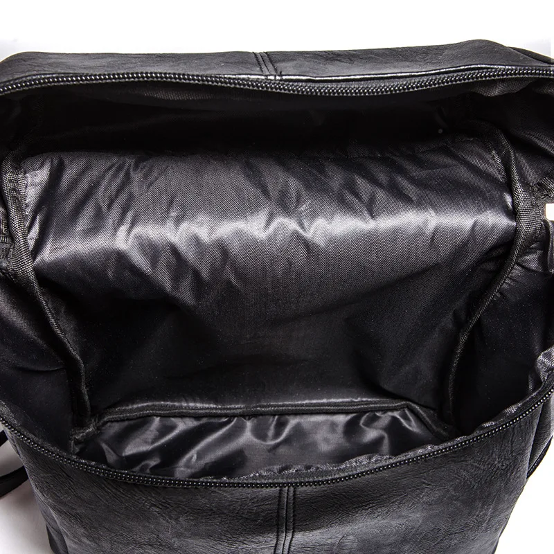 

New Designer Simple Style Backpack Women PU Leather Backpacks for Teenage Girls School Bags Fashion Vintage Shoulder Bag
