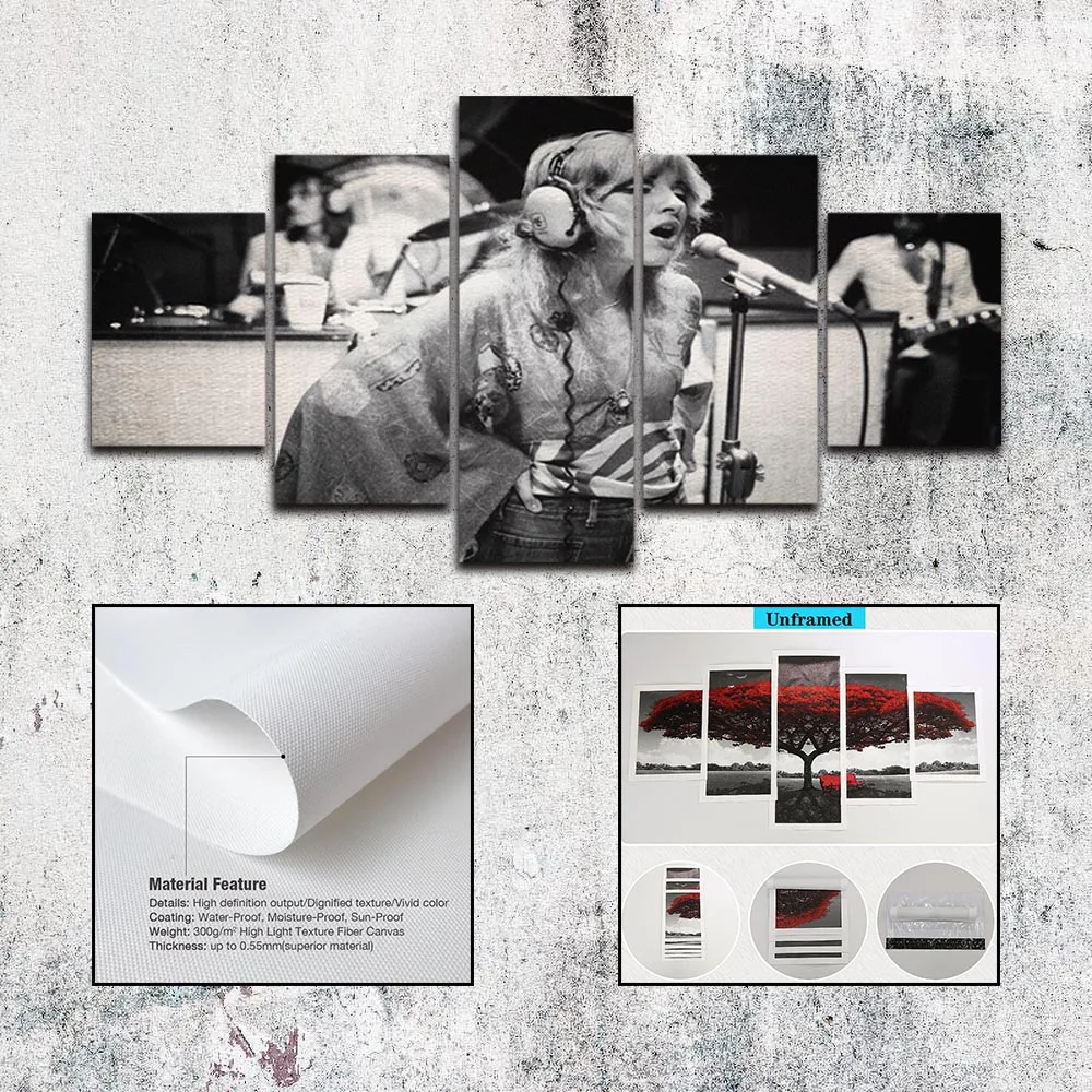 

Canvas Painting Wall Art Stevie-Nicks Posters and Prints Wall Pictures for Living Room Decoration Home Decor