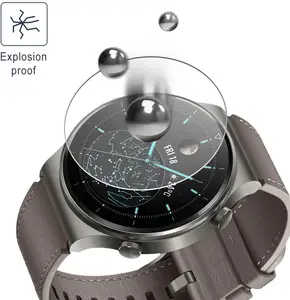 Закаленное стекло для Huawei Watch GT 2 Pro, защитная пленка против царапин, прозрачная пленка HD 2.5D 9H Premium, 2 шт.