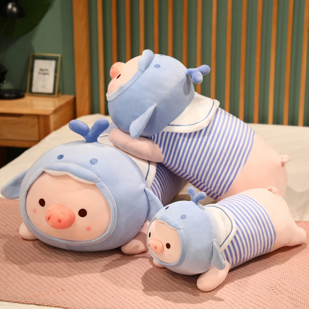 

Подушка плюшевая в виде свиньи, 50-90 см, 1 шт.