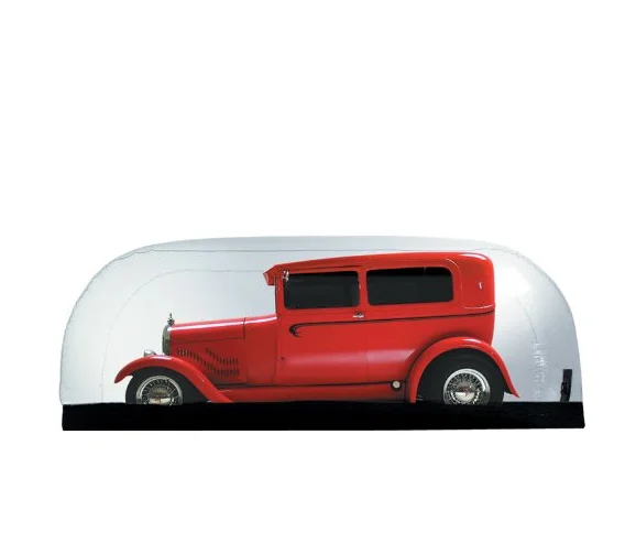 Бесплатная доставка дешевая прозрачная надувная капсула для автомобиля крышка