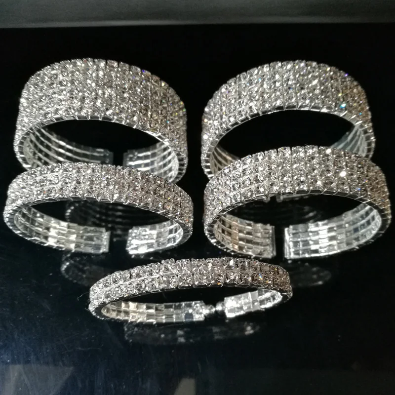 2 6 рядов Женский Браслет манжета|open bangle|cuff braceletsbangle cuff |