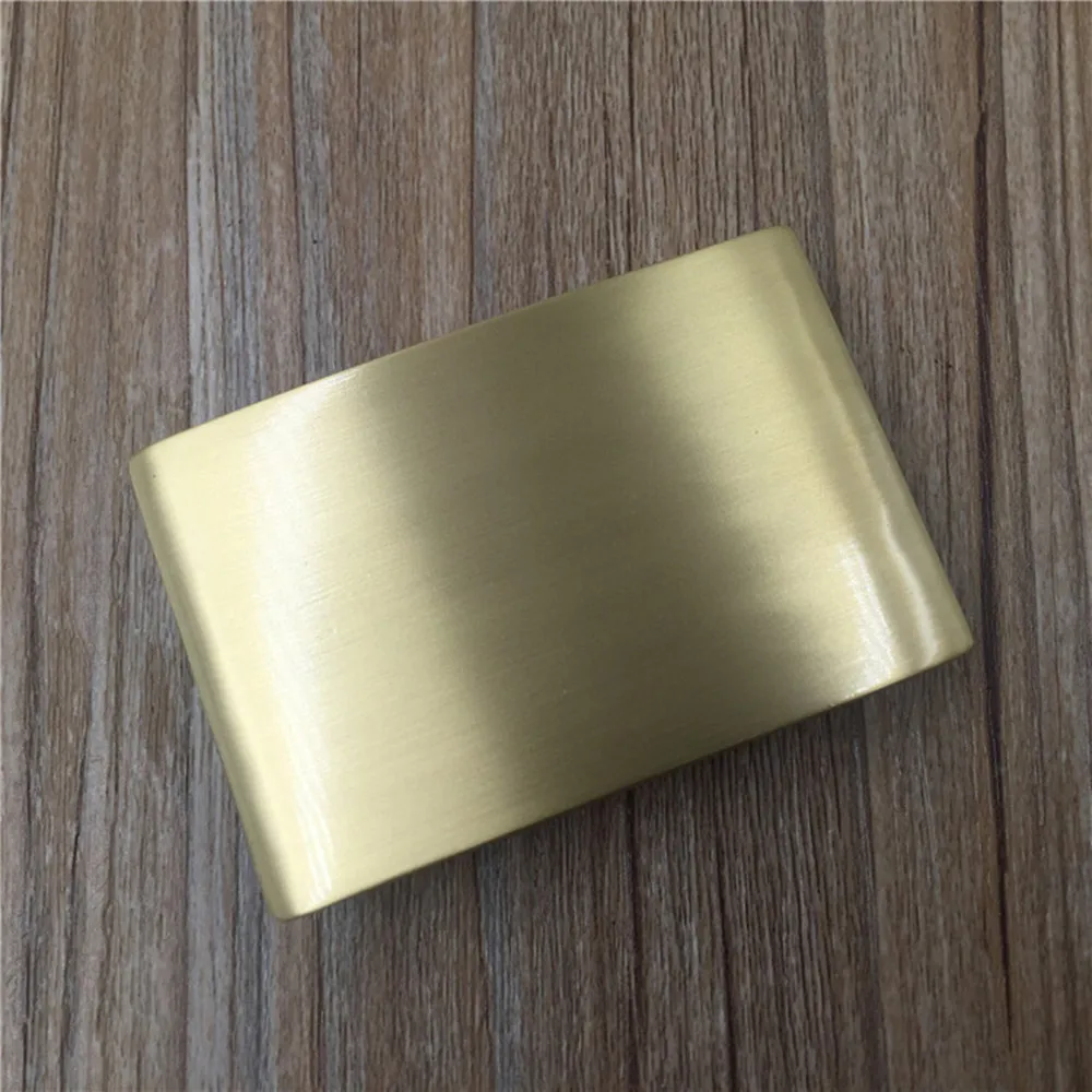 Пряжка для ремня мужская Матовая ковбойский ремень из латуни 40 мм кожаный