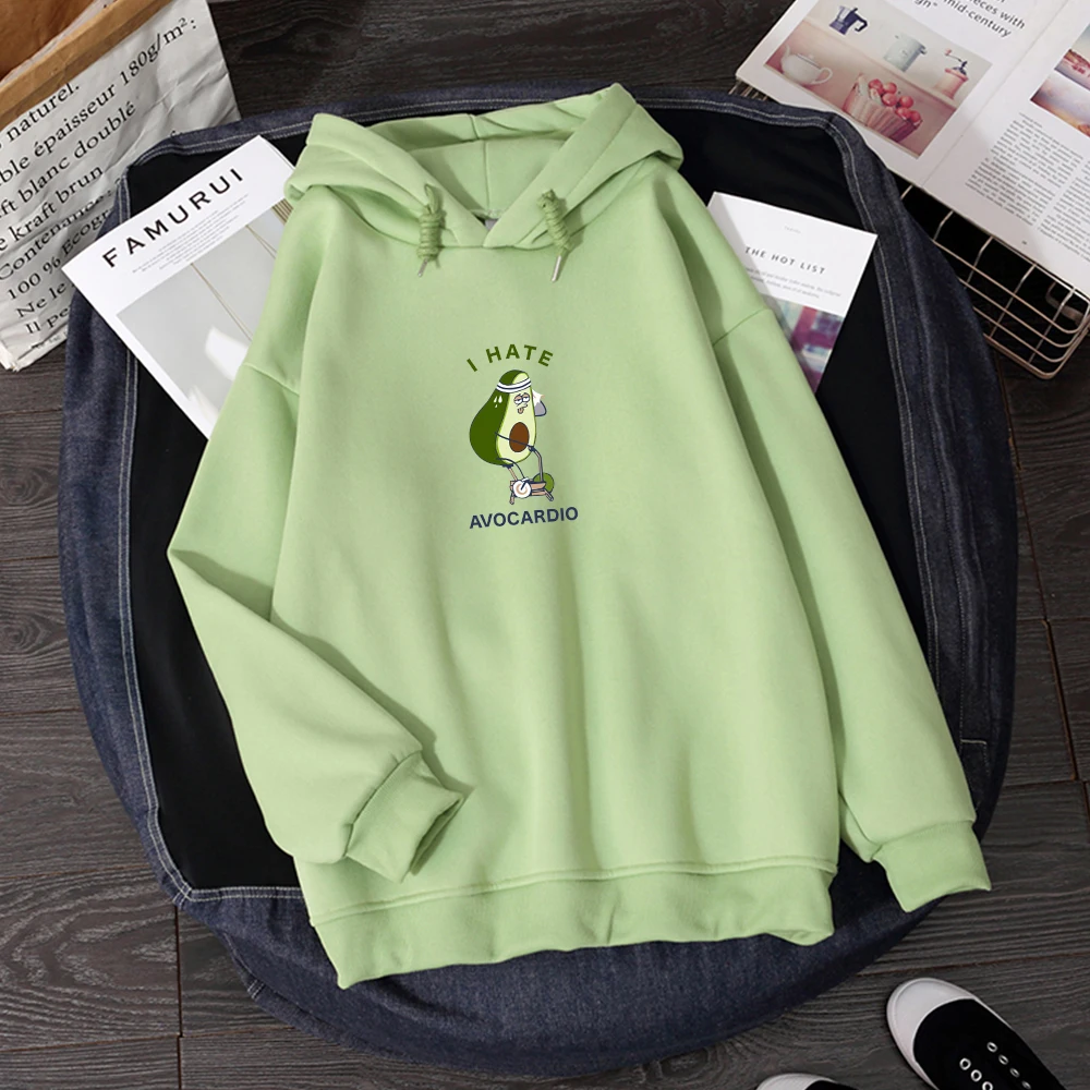 

Cute Women Cartoon Kawaii Hoodie Plant Print Hoodie Autumn Winter Long Sleeve Casual Clothing Loose Pullover Top Punk Sweatshirt