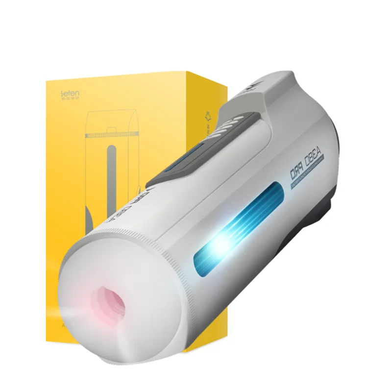 Leten полностью автоматический телескопический мощный Мужской мастурбатор с