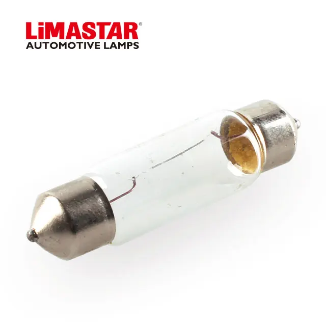 10 шт. festoon светильник s C10W T10x39mm 12V 10W CLEAR auto фонарь в багажнике внутренняя лампа