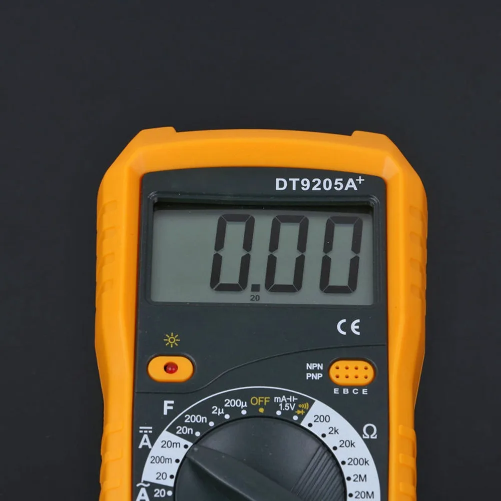

DT9205A+ Professional Digital Multimeter Meter LCD Uni-t AC/DC Ammeter Resistance Capacitance Tester Voltmeter Electric Tools