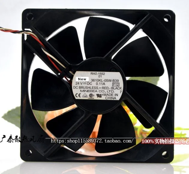 

for NMB-MAT 3610KL-05W-B39 FA1 DC 24V 0.11A 92x92x25mm Server Cooling Fan