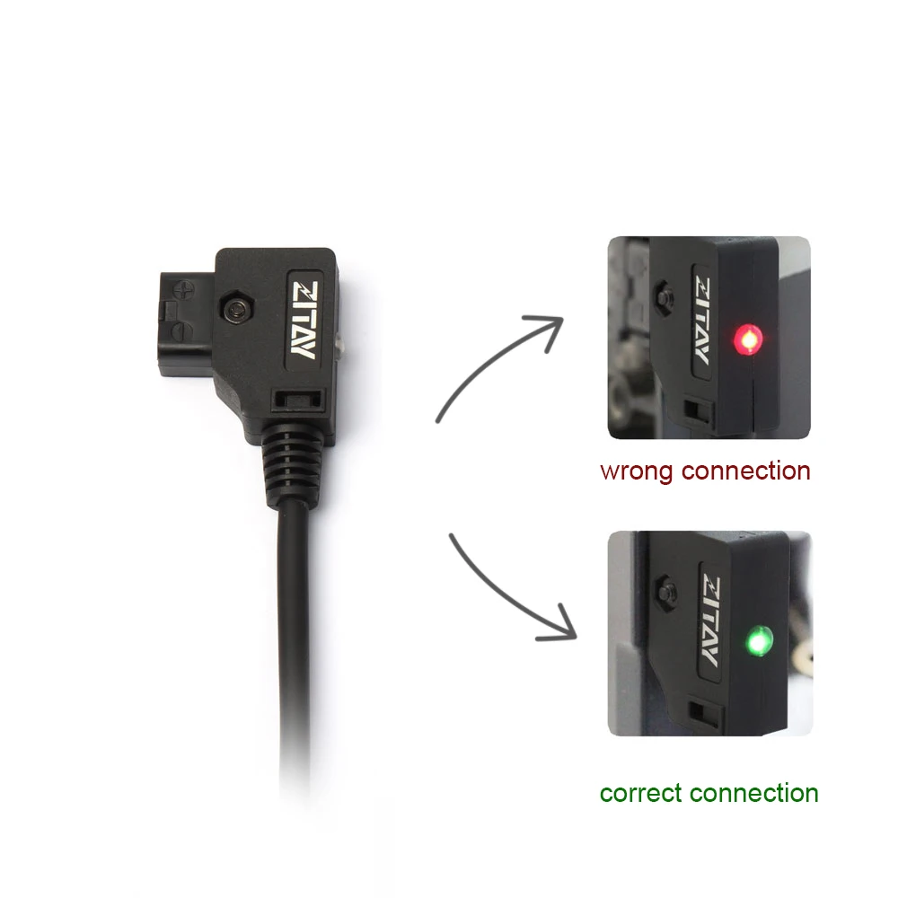 1/4 "винт PTAP Power Tap Safe D-Tap 4-портовый разъем питания Удлинительный кабель fr камера