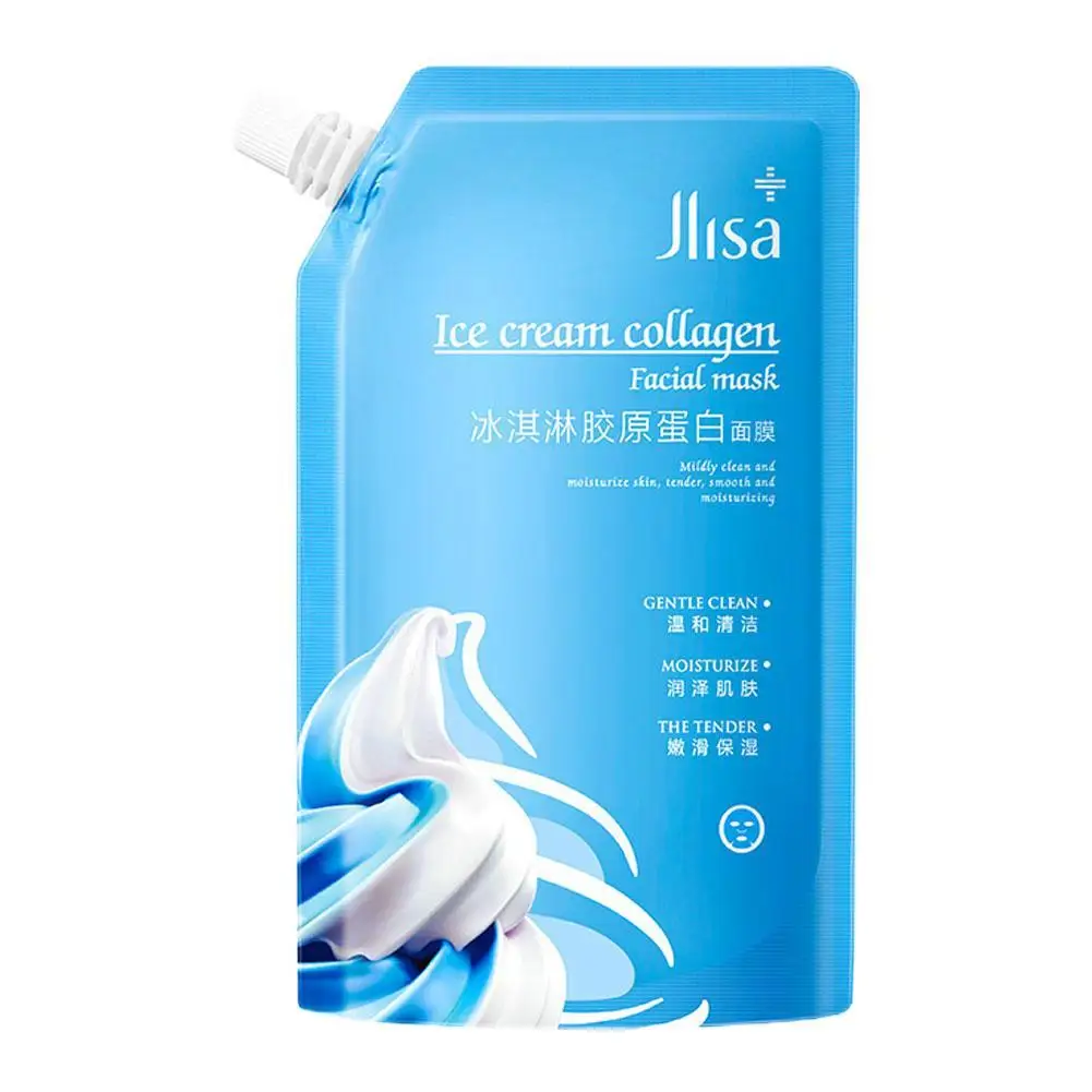 

300g Moisturizing Delicate Pores Cleansing Skin Applying Ice Cream Collagen C2F4