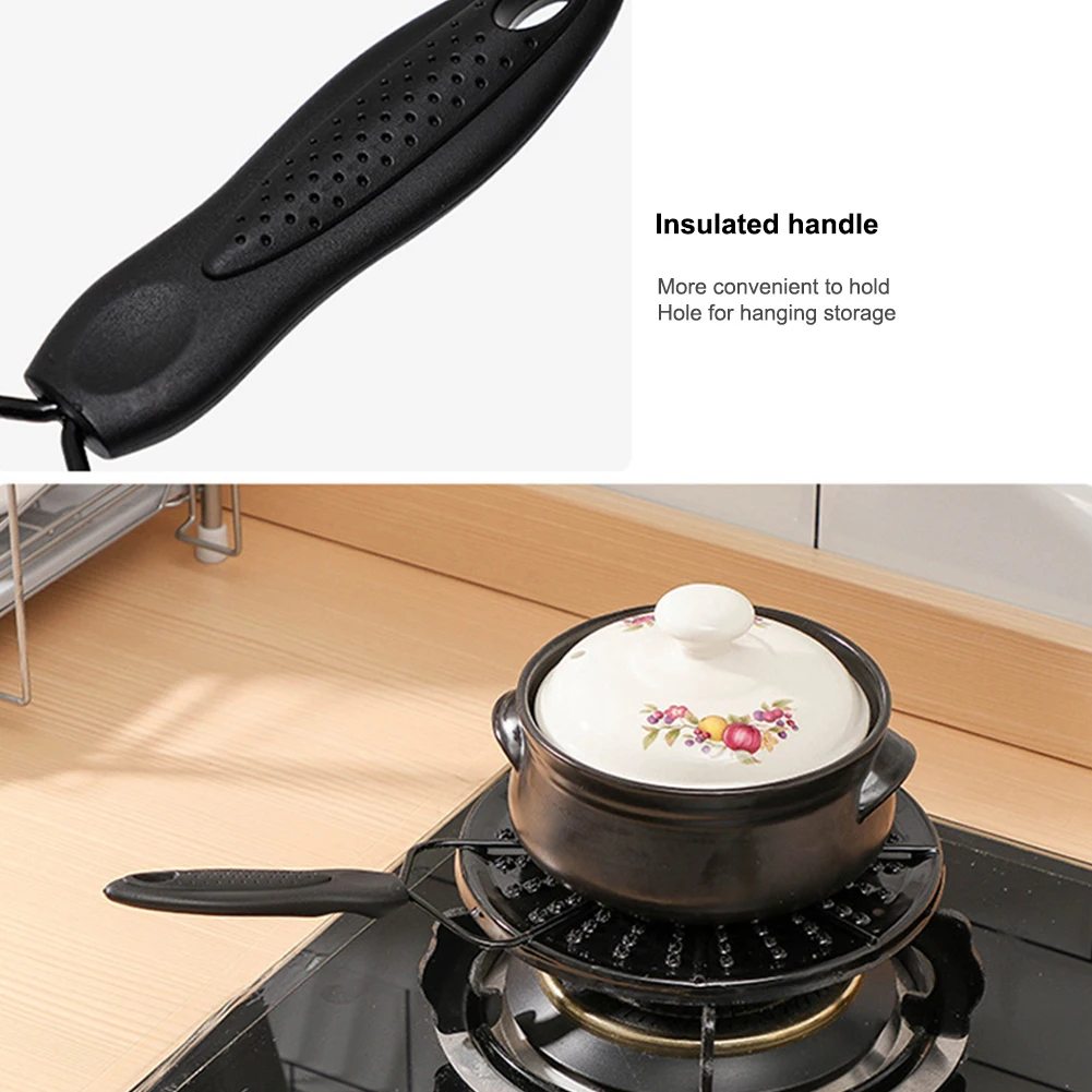 

Enamel Pot Heat Conduction Plate Heat Diffuser Plate for Gas Stove Non-slip Mat Flame Fire Anti-scorch Pan Heating Plate