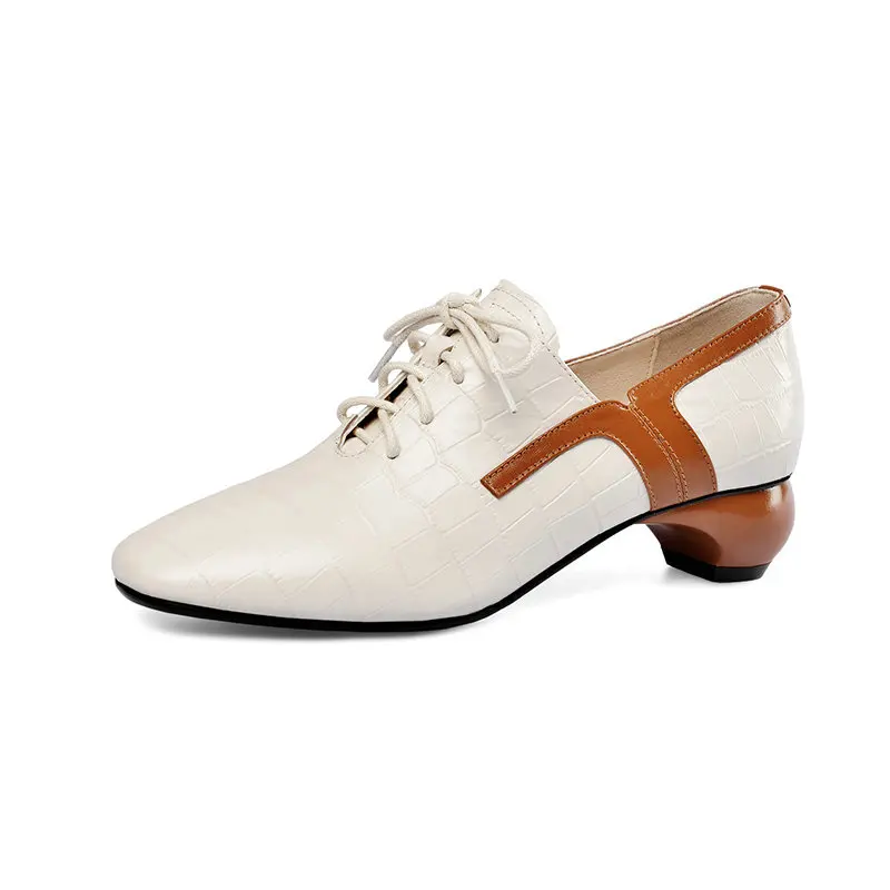 Пикантные женские туфли на высоком каблуке Разноцветные необычном туфли-лодочки