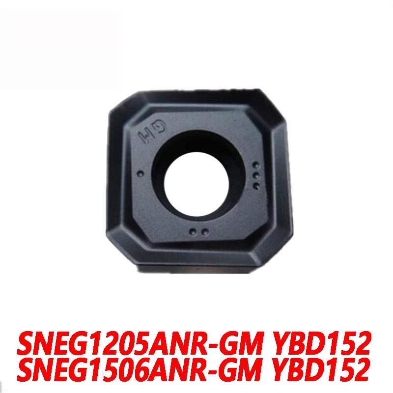 

100% Original SNEG SNEG1205ANR-GM YBD152 SNEG1506ANR-GM 10pcsCarbide blade CNC lathe blade Milling insert Machined iron GM