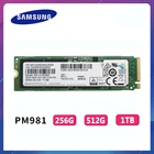 SAMSUNG SSD M.2 PM981 256 ГБ 512 ГБ ТБ твердотельный жесткий диск M2 SSD NVMe PCIe 3,0x4 NVMe ноутбук внутренний disco duro TLC
