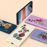 mickey tattoo cartoon for honor play 5t 5 4 4t 3 50 v40 v30 30 x20 x10 20 8a 7s pro plus lite 5g liquid silicone phone case