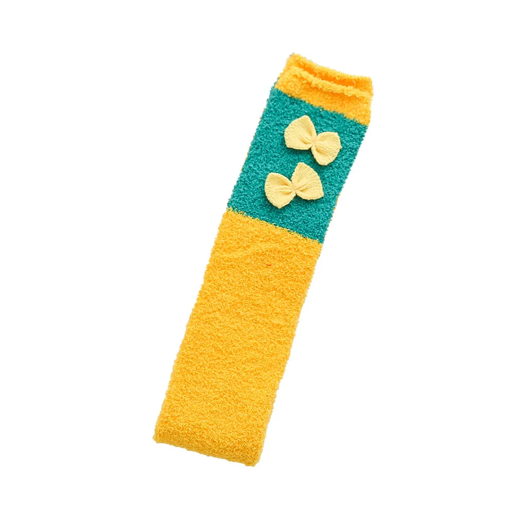 Yellow Модные женские повседневные чулки унисекс с рождественским принтом, длинные носки, прозрачные длинные носки, сексуальные чулки 20 - Цвет: Yellow