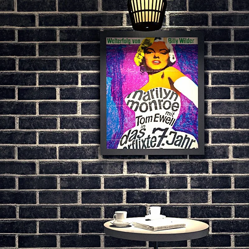 Рулон 3D искусственной кирпичной стены винтажная моющаяся виниловая 3d-бумага в