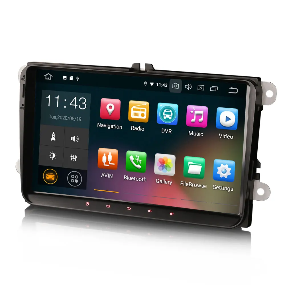 Автомобильный мультимедийный плеер с GPS радио 9 "Android 10 0 OS для Seat Altea 2004 2015 и XL 2007