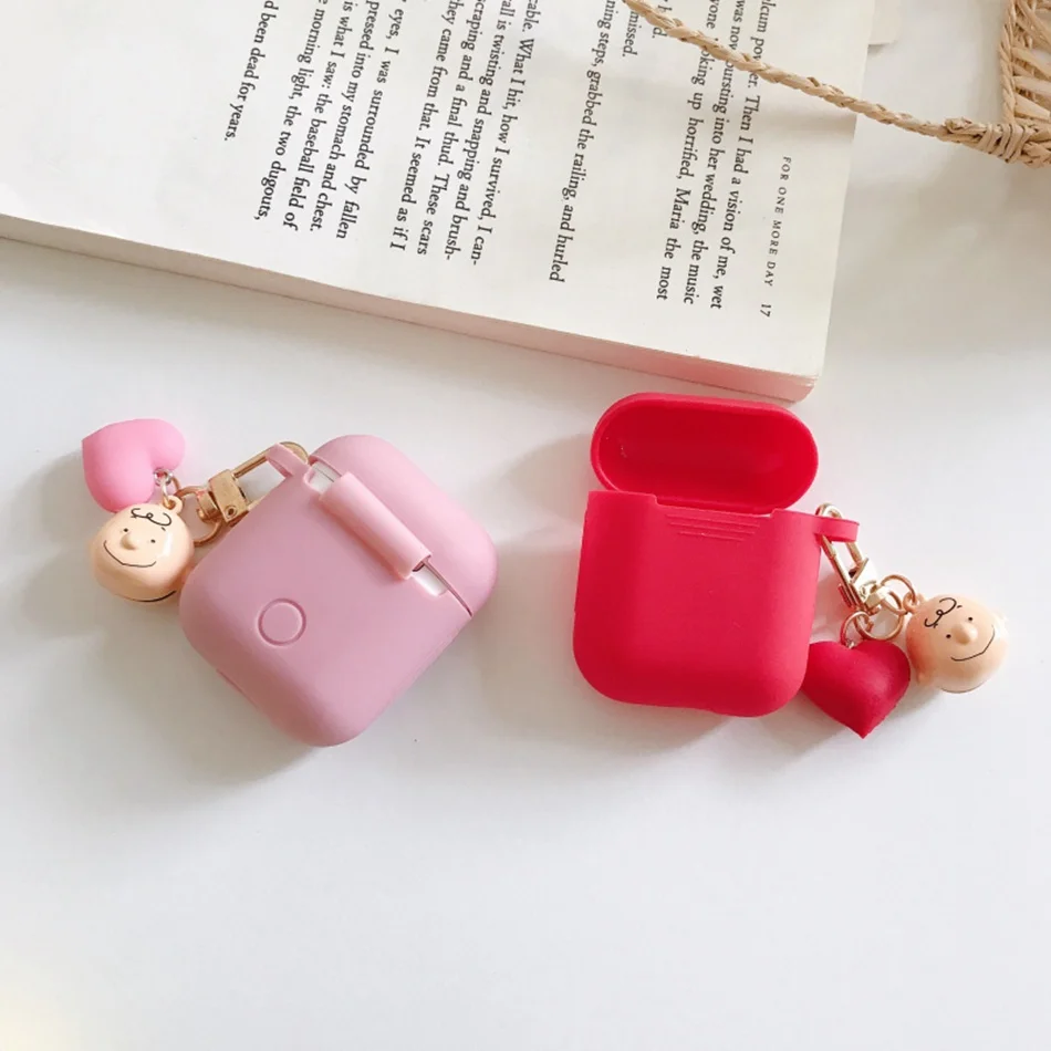 Чехол для наушников AirPods чехол с мультяшной роскошной сумкой Apple Airpods 2 подвеской