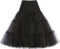 new fashioned womens crinoline petticoat underskirt knee length half slips tutu skirt