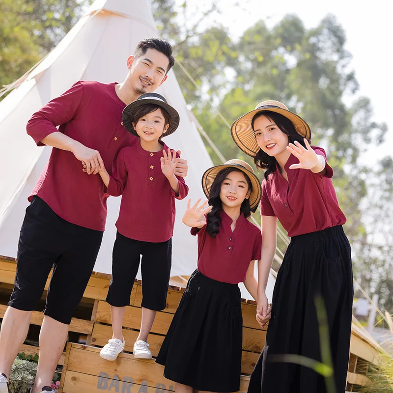 

2021 new high quality women's casual clothes parent-child clothes