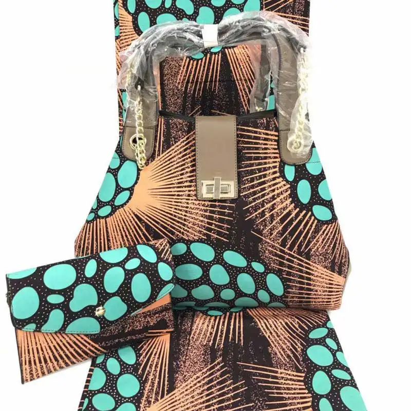 Новейшие африканские традиционные Дашики Анкара восковые принты ткань сумка