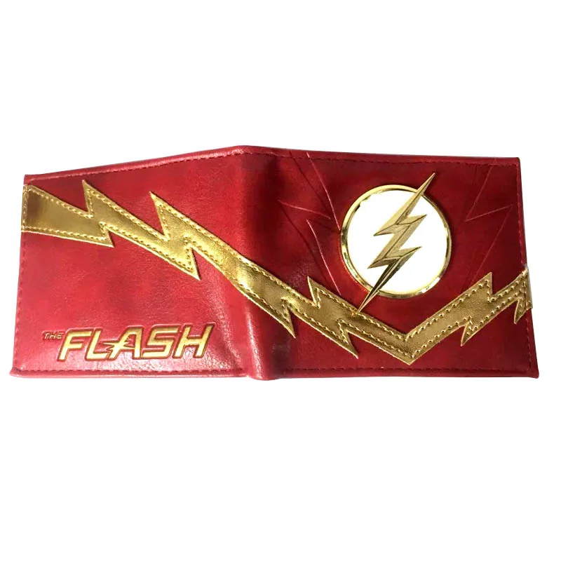 Бумажник с комиксами металлический значок складной бумажник карманом для монет