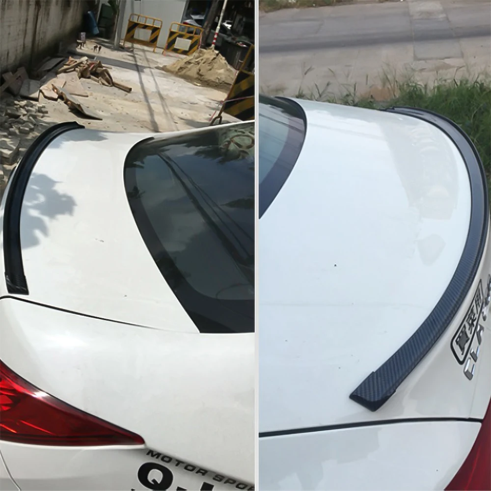 Универсальный автомобильный спойлер 1 5 м углеродное волокно задний крыша крылья