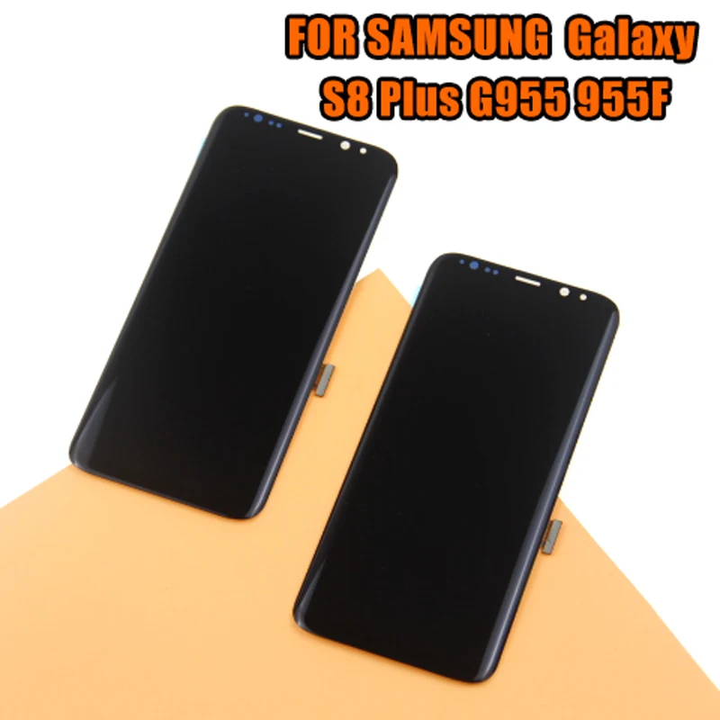 ЖК-дисплей для Samsung Galaxy S8 plus G950 G950F G955fd G955F G955 с эффектом затемнения сенсорный экран