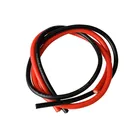 1 метр красный + 1 метр Черный 14 #14 AWG 14AWG термостойкий мягкий силиконовый силикагелевый провод для подключения кабеля для аккумулятора модели RC