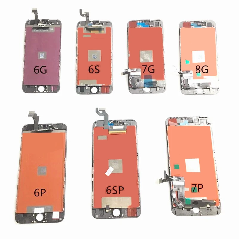Для iphone 6 6S 6SP 7 7P ЖК-дисплей сенсорный экран дигитайзер Замена для iphone 4,7 ''5,5'' ЖК-экран