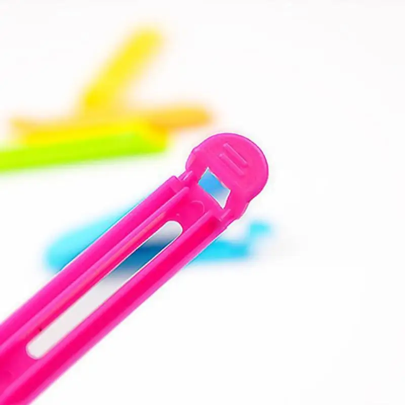 5 шт. многоразовые Пластик Сумка зажим Еда закуски свежие влагостойкий