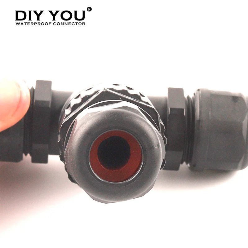 Водонепроницаемый электрический соединитель IP68 Т образный 5 контактный уличный