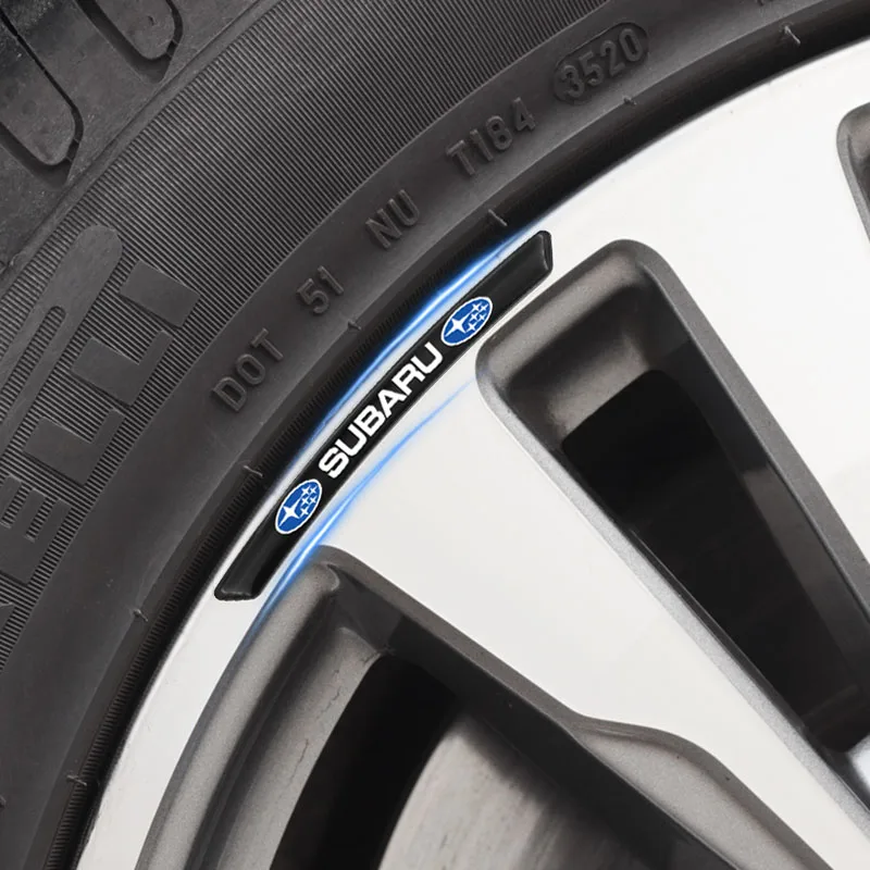 4 шт. автомобильные наклейки на колесные диски гоночные автомобили для Subaru Forest Human