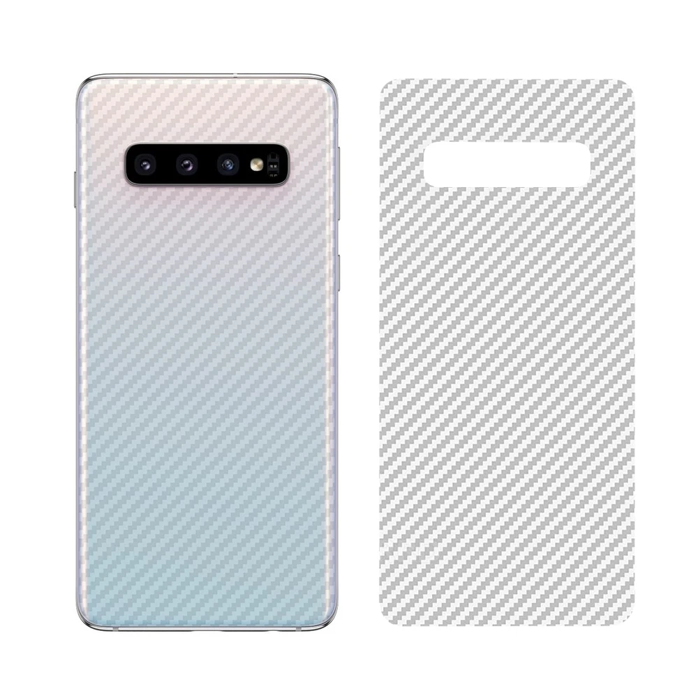 Защитная пленка из углеродного волокна для задней панели экрана Samsung Galaxy S10 S10Plus