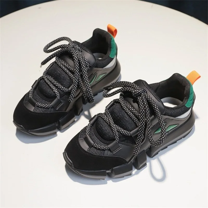 

Autumn Fashion Lady Casual Shoes Women Sneaker Leisure Platform Shoes Breathable Casual Shoe Cross-tied tenis feminino U21-48