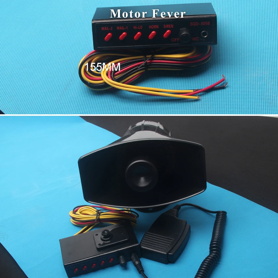 Громкий автомобильный сигнал 12 В Автомобильная сигнализация сирена скорой