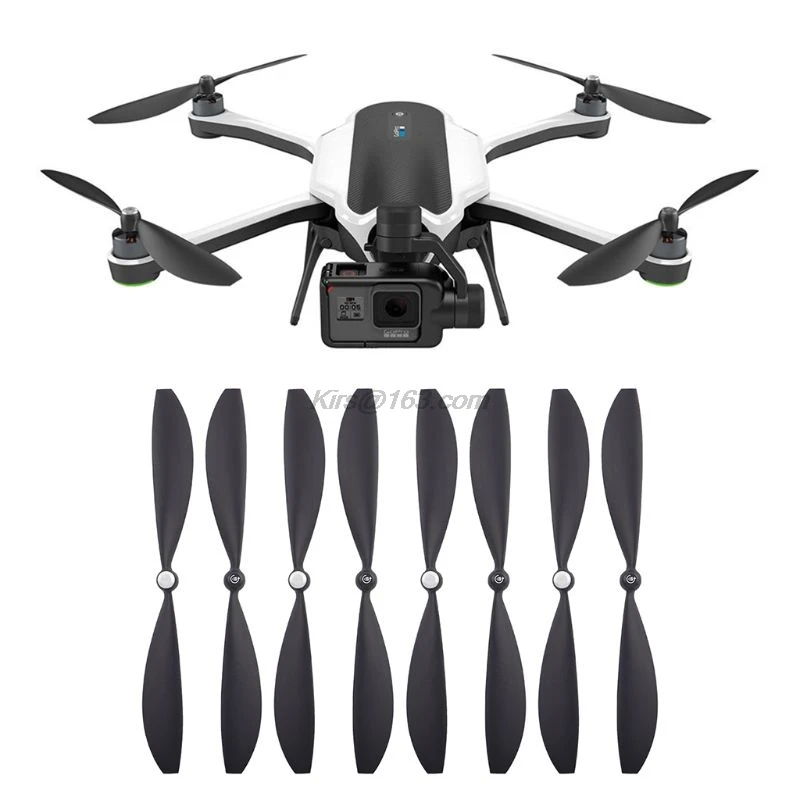 Прочные черные пропеллеры лезвия крылья для GoPro Karma Drone аксессуары запчасти 4 пары